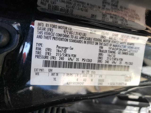 Photo 9 VIN: 1FADP3K29FL273397 - FORD FOCUS 