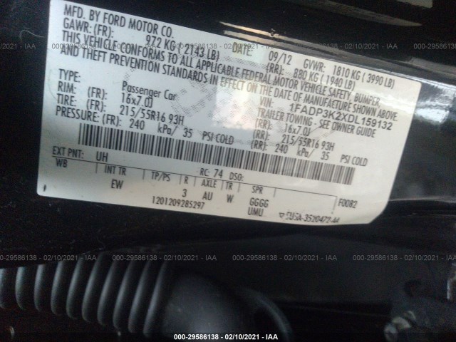 Photo 8 VIN: 1FADP3K2XDL159132 - FORD FOCUS 