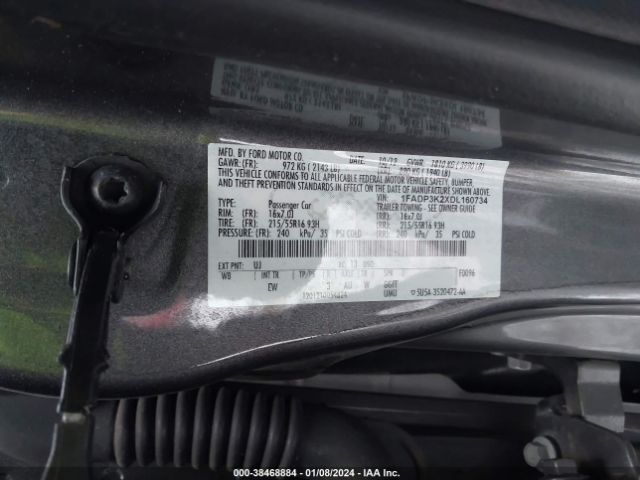 Photo 8 VIN: 1FADP3K2XDL160734 - FORD FOCUS 