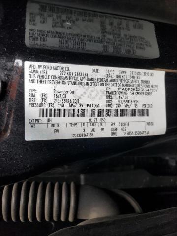 Photo 9 VIN: 1FADP3K2XDL247937 - FORD FOCUS SE 