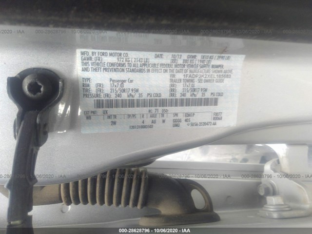 Photo 8 VIN: 1FADP3K2XEL185683 - FORD FOCUS 