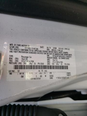 Photo 9 VIN: 1FADP3K2XEL336201 - FORD FOCUS SE 