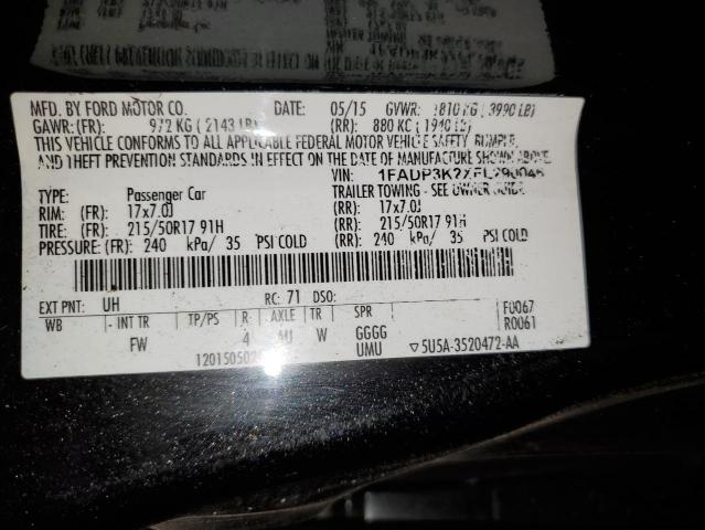 Photo 12 VIN: 1FADP3K2XFL290046 - FORD FOCUS SE 