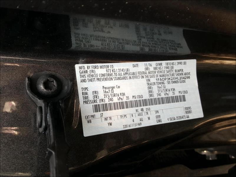 Photo 9 VIN: 1FADP3K2XHL204298 - FORD FOCUS 