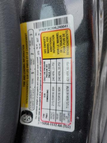 Photo 11 VIN: 1FADP3K2XHL240041 - FORD FOCUS SE 