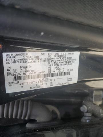 Photo 12 VIN: 1FADP3K2XJL258402 - FORD FOCUS 