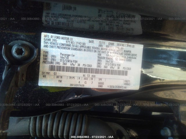 Photo 8 VIN: 1FADP3KE9GL248544 - FORD FOCUS 