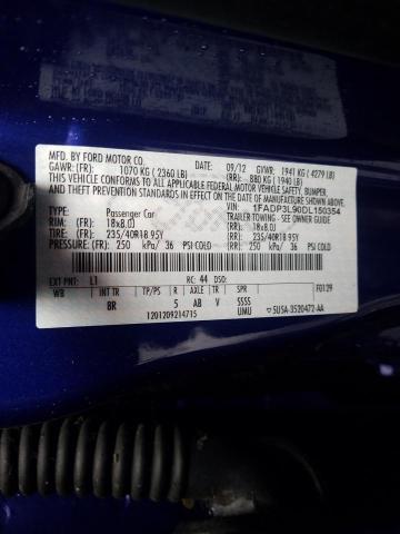 Photo 9 VIN: 1FADP3L90DL150354 - FORD FOCUS ST 