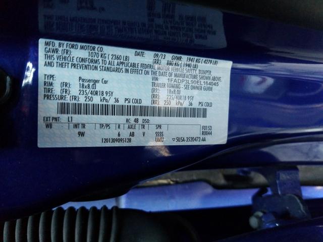 Photo 9 VIN: 1FADP3L90EL164045 - FORD FOCUS ST 