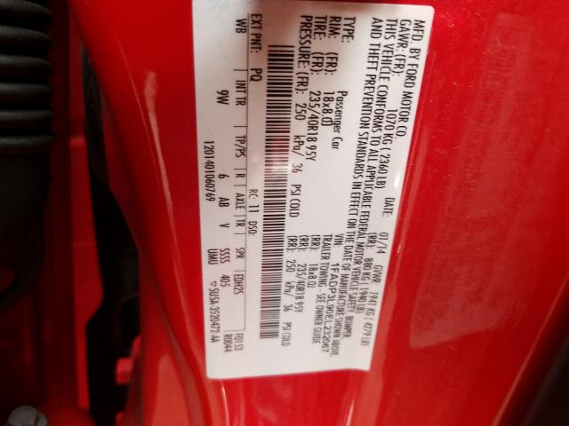 Photo 9 VIN: 1FADP3L90EL232067 - FORD FOCUS ST 