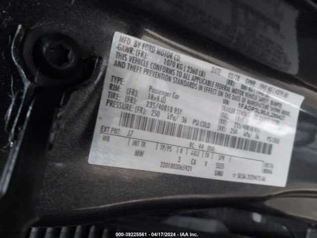 Photo 8 VIN: 1FADP3L90JL289427 - FORD FOCUS ST 