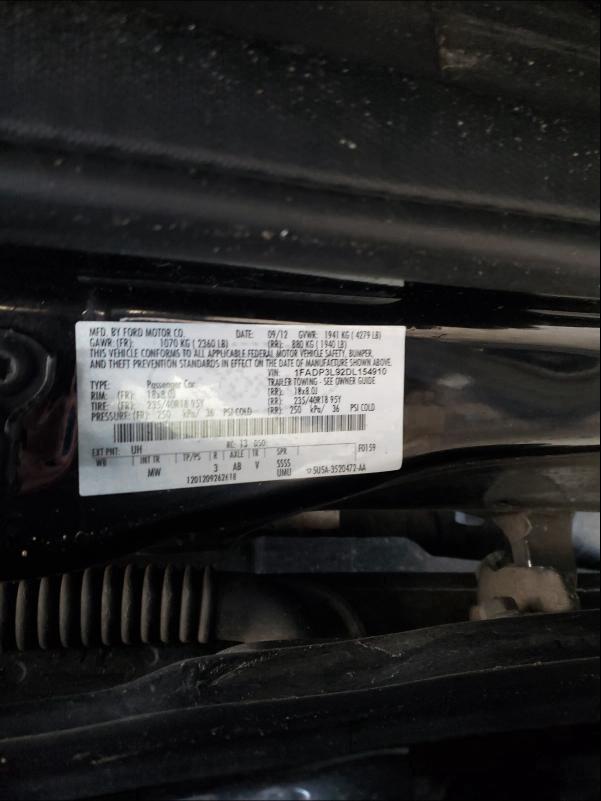 Photo 9 VIN: 1FADP3L92DL154910 - FORD FOCUS 