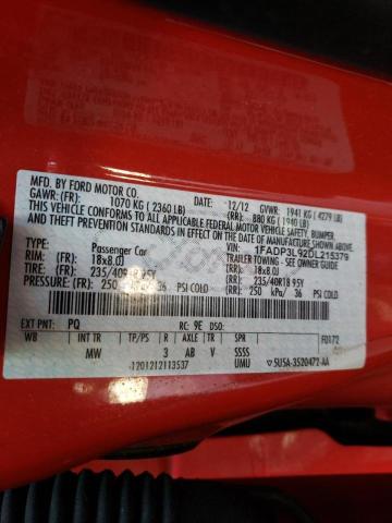 Photo 9 VIN: 1FADP3L92DL215379 - FORD FOCUS ST 