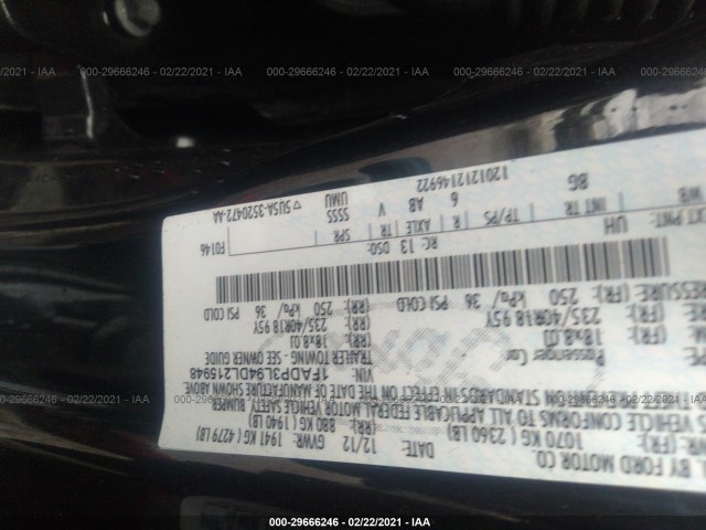 Photo 8 VIN: 1FADP3L94DL215948 - FORD FOCUS 