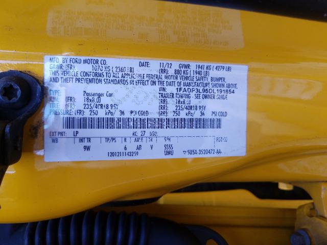 Photo 9 VIN: 1FADP3L95DL191854 - FORD FOCUS ST 