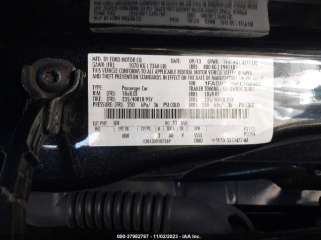 Photo 8 VIN: 1FADP3L95EL168981 - FORD FOCUS ST 