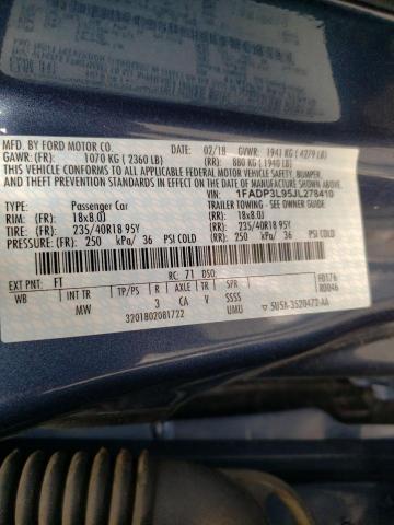 Photo 9 VIN: 1FADP3L95JL278410 - FORD FOCUS ST 