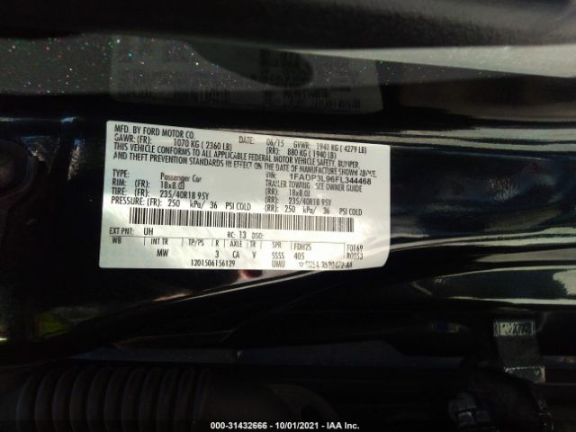 Photo 8 VIN: 1FADP3L96FL344468 - FORD FOCUS 