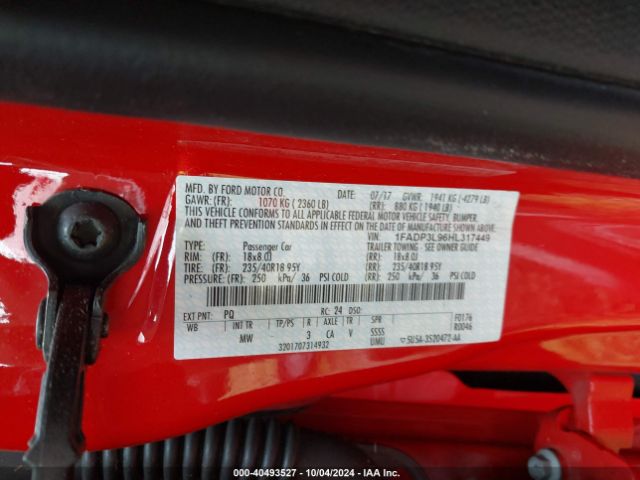 Photo 8 VIN: 1FADP3L96HL317449 - FORD FOCUS 