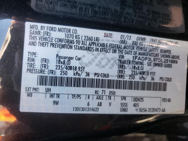 Photo 9 VIN: 1FADP3L97DL251889 - FORD FOCUS ST 