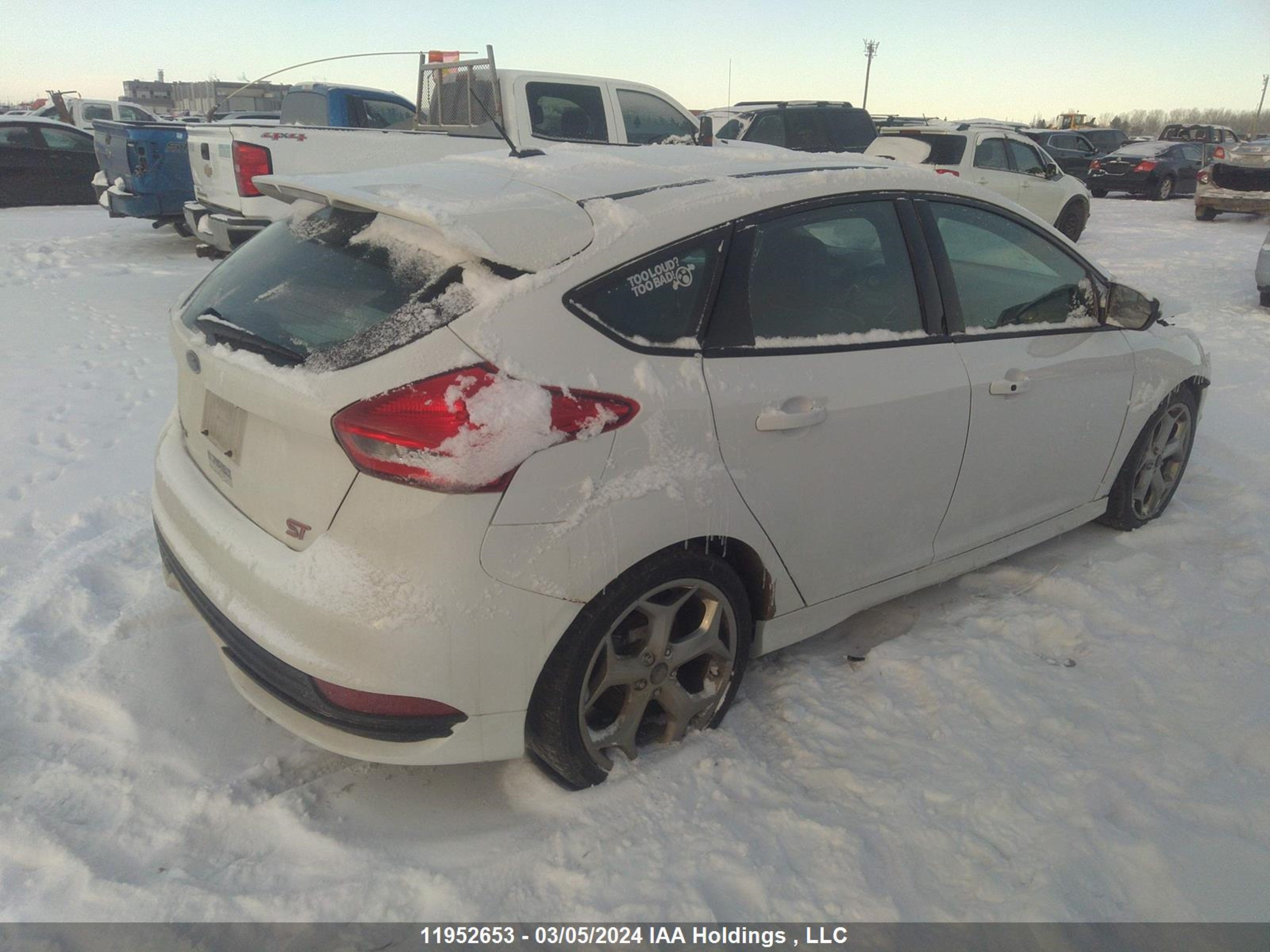 Photo 3 VIN: 1FADP3L97GL295671 - FORD FOCUS ST 