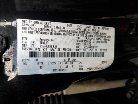 Photo 9 VIN: 1FADP3L98DL168939 - FORD FOCUS ST 