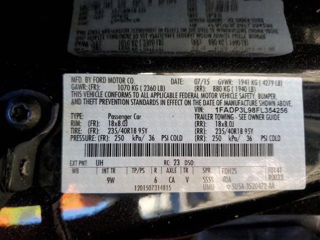 Photo 12 VIN: 1FADP3L98FL354256 - FORD FOCUS 