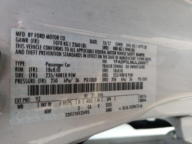 Photo 12 VIN: 1FADP3L98JL200977 - FORD FOCUS ST 