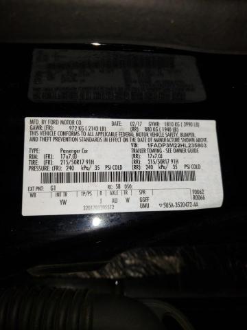 Photo 9 VIN: 1FADP3M22HL235803 - FORD FOCUS SEL 