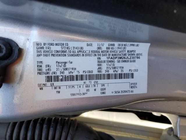 Photo 12 VIN: 1FADP3M26JL230786 - FORD FOCUS 