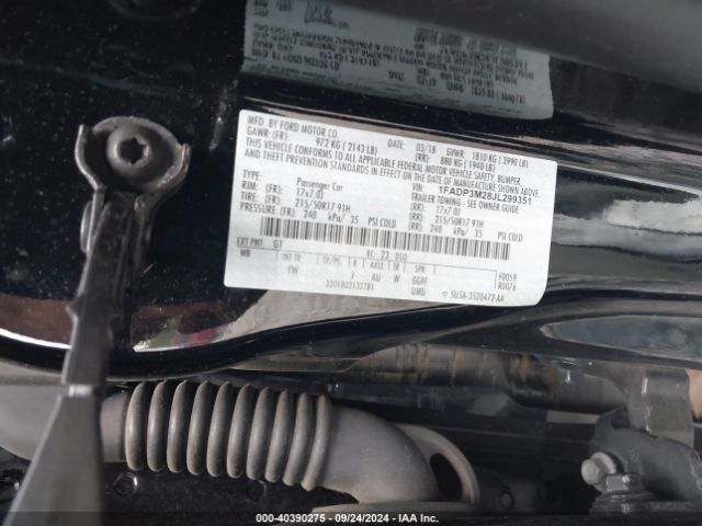 Photo 8 VIN: 1FADP3M28JL299351 - FORD FOCUS 