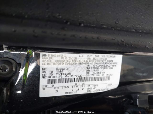 Photo 8 VIN: 1FADP3N20DL275516 - FORD FOCUS 