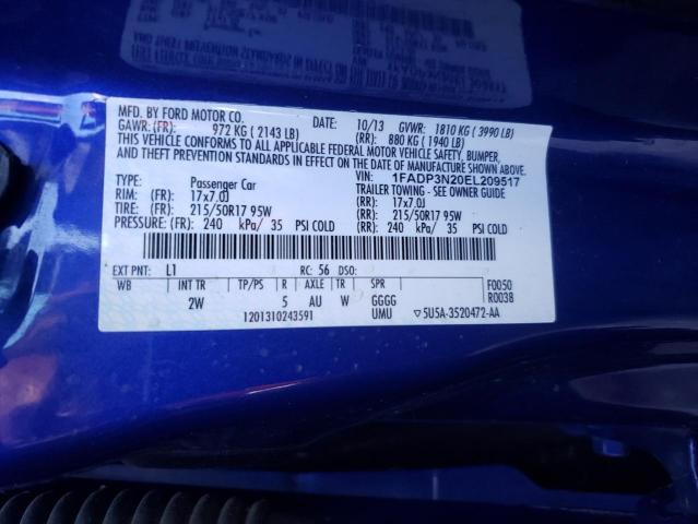 Photo 11 VIN: 1FADP3N20EL209517 - FORD FOCUS TITA 