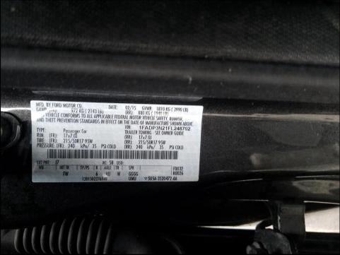 Photo 9 VIN: 1FADP3N21FL248702 - FORD FOCUS TITA 