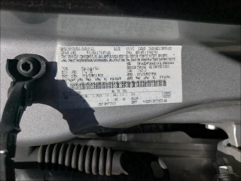 Photo 9 VIN: 1FADP3N21FL386644 - FORD FOCUS 