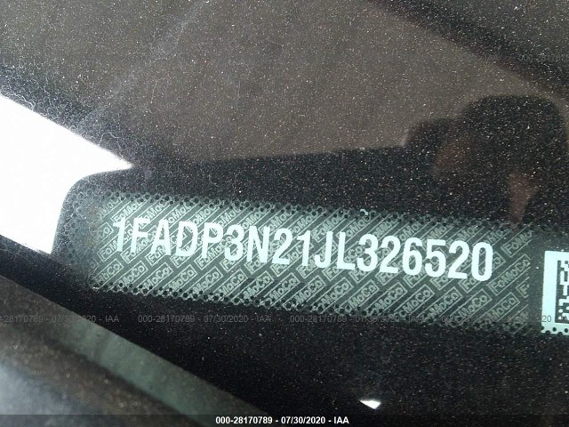 Photo 8 VIN: 1FADP3N21JL326520 - FORD FOCUS 