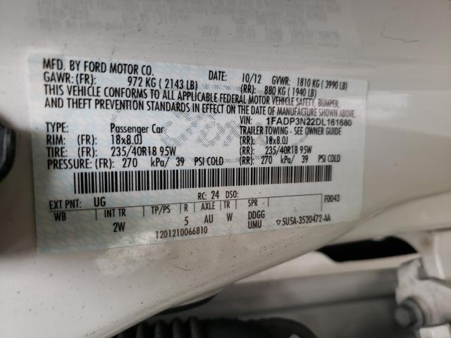 Photo 9 VIN: 1FADP3N22DL161680 - FORD FOCUS 