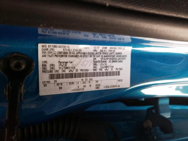 Photo 9 VIN: 1FADP3N23DL207551 - FORD FOCUS TITA 