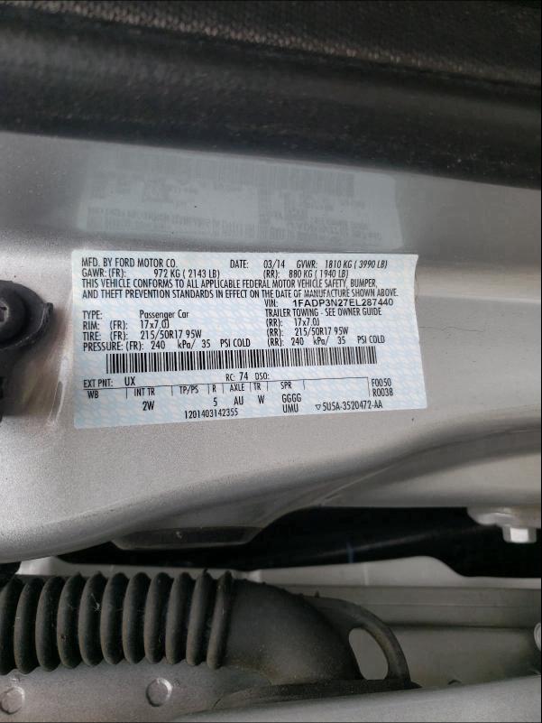 Photo 9 VIN: 1FADP3N27EL287440 - FORD FOCUS 