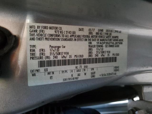 Photo 11 VIN: 1FADP3N27HL287958 - FORD FOCUS TITA 