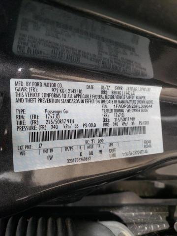 Photo 9 VIN: 1FADP3N28HL309644 - FORD FOCUS TITA 