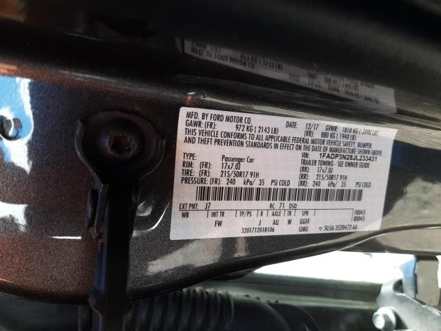 Photo 12 VIN: 1FADP3N28JL233431 - FORD FOCUS TITA 