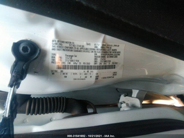 Photo 8 VIN: 1FADP3N29HL222366 - FORD FOCUS 