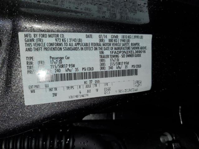 Photo 12 VIN: 1FADP3N2XEL369016 - FORD FOCUS 