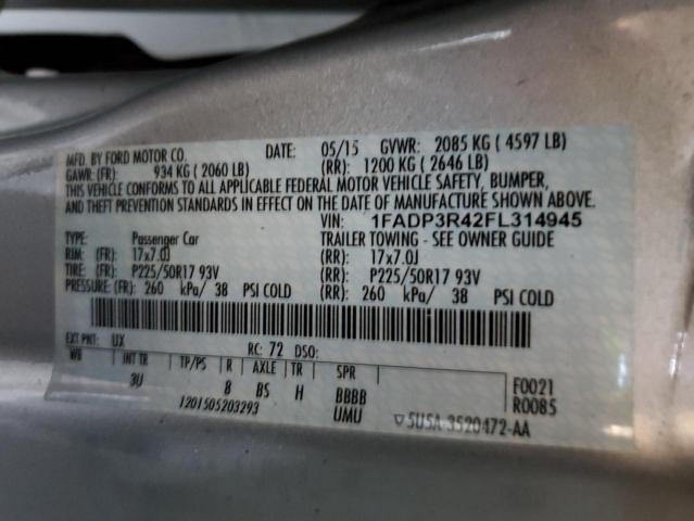 Photo 11 VIN: 1FADP3R42FL314945 - FORD FOCUS BEV 