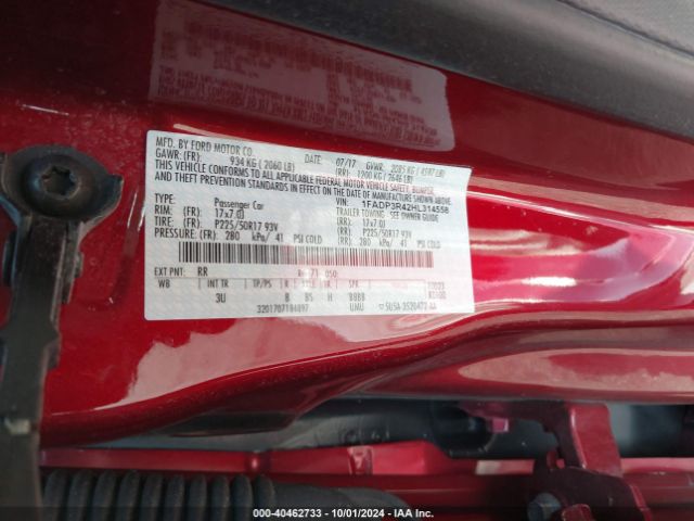 Photo 8 VIN: 1FADP3R42HL314558 - FORD FOCUS 