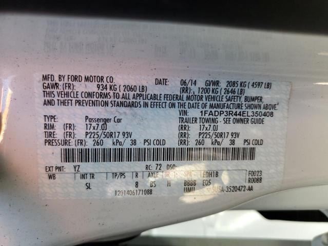 Photo 11 VIN: 1FADP3R44EL350408 - FORD FOCUS BEV 