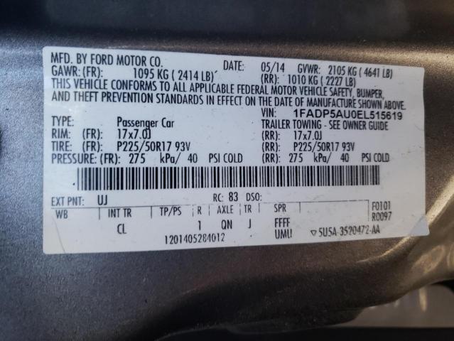 Photo 11 VIN: 1FADP5AU0EL515619 - FORD CMAX 