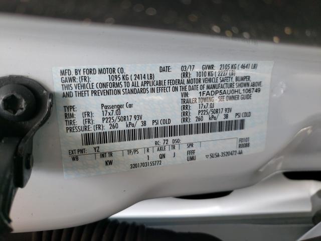 Photo 9 VIN: 1FADP5AU0HL106749 - FORD C-MAX SE 