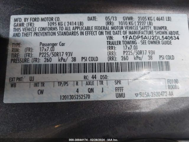 Photo 8 VIN: 1FADP5AU2DL540634 - FORD C-MAX HYBRID 